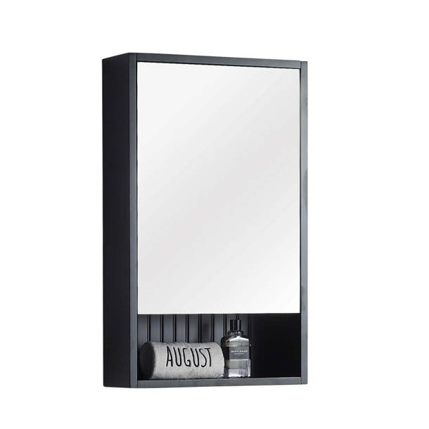 Latitude Run® Asahel 27.75'' W 30'' H Surface Mount Framed Medicine